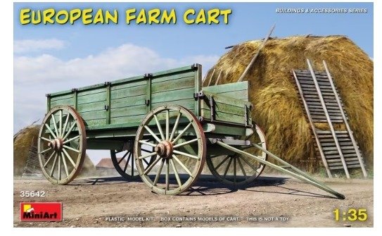 Cover for MiniArt · 1/35 European Farm Cart (4/23) * (Leksaker)