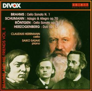 Cover for Hermann, Claudius &amp; Saiko Sasaki · Brahms &amp; His Friends (CD) [Digipak] (2024)