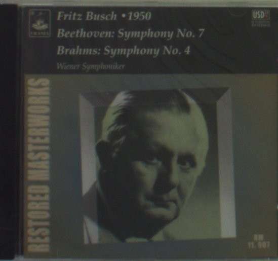 Cover for Beethoven / Brahms / Wiener Symphoniker / Bush · Symphony 7 / Symphony 4 (CD) (2008)