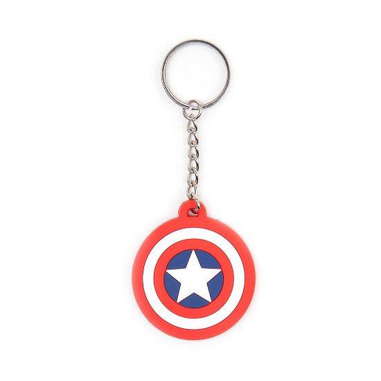 Cover for Bioworld · Marvel: Captain America Shield Logo (Portachiavi Gomma) (Toys)