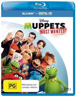 Cover for Muppets Most Wanted (DVD)