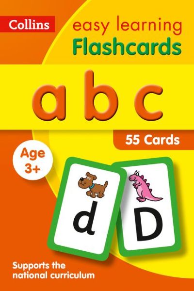 Cover for Collins Easy Learning · Abc Flashcards: Ideal for Home Learning - Collins Easy Learning Preschool (Oraakkeli-/tarot-kortit) (2017)