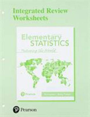 Cover for Ron Larson · Worksheets for Elementary Statistics: Picturing the World with Integrated Review (Paperback Book) (2018)