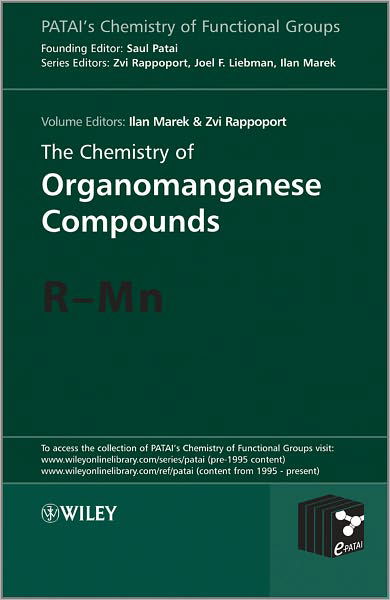 Cover for Z Rappoport · The Chemistry of Organomanganese Compounds: R - Mn - Patai's Chemistry of Functional Groups (Hardcover Book) (2011)
