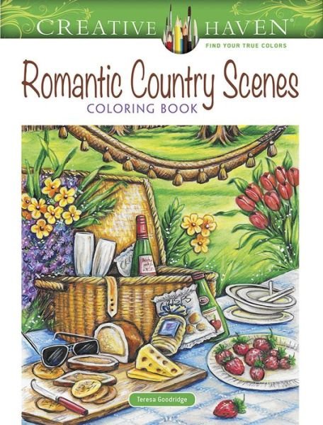 Creative Haven Romantic Country Scenes Coloring Book - Creative Haven - Teresa Goodridge - Livros - Dover Publications Inc. - 9780486829074 - 29 de março de 2019