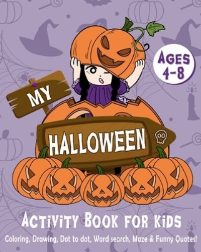 Cover for Paperland · My Halloween Activity Book for Kids 4-8 (Paperback Book) (2025)