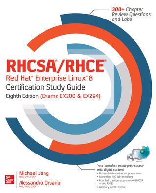 Cover for Michael Jang · RHCSA Red Hat Enterprise Linux 9 Certification Study Guide, Eighth Edition (Exam EX200) (Paperback Book) (2024)