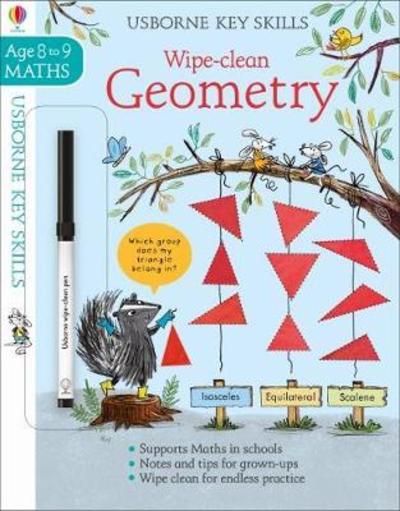 Wipe-Clean Geometry 8-9 - Key Skills - Holly Bathie - Books - Usborne Publishing Ltd - 9781474951074 - January 10, 2019