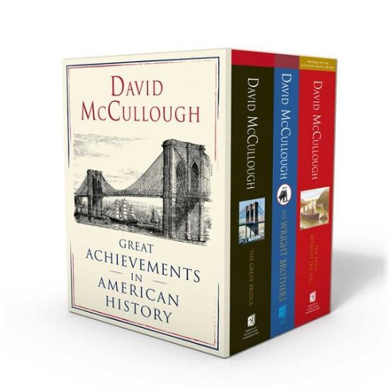 Cover for David McCullough · David McCullough: Great Achievements in American History: The Great Bridge, The Path Between the Seas, and The Wright Brothers (Paperback Book) (2017)
