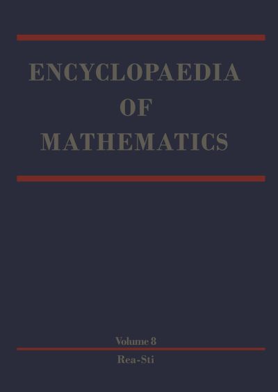 Cover for Encyclopaedia of Mathematics: Reaction-Diffusion Equation - Stirling Interpolation Formula - Encyclopaedia of Mathematics (Hardcover Book) [1992 edition] (1992)