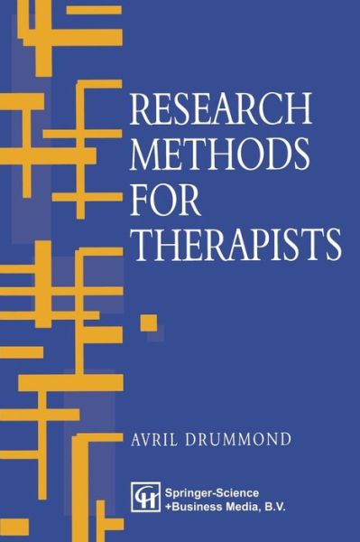 Cover for Avril Drummond · Research Methods for Therapists (Pocketbok) [1996 edition] (1996)