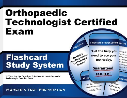 Cover for Ot Exam Secrets Test Prep Team · Orthopaedic Technologist Certified Exam Flashcard Study System: Ot Test Practice Questions &amp; Review for the Orthopaedic Technologist Certified Exam (Cards) (Paperback Book) [Flc Crds edition] (2023)