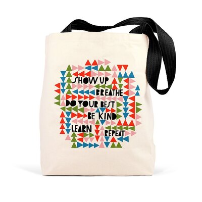 Em & Friends Lisa Congdon Show Up, Breathe Tote - Lisa Congdon - Merchandise - Knock Knock - 9781642446074 - July 10, 2019