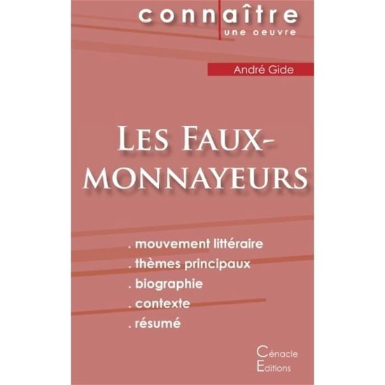Cover for André Gide · Fiche de lecture Les Faux-monnayeurs de Andre Gide (Analyse litteraire de reference et resume complet) (Taschenbuch) (2022)
