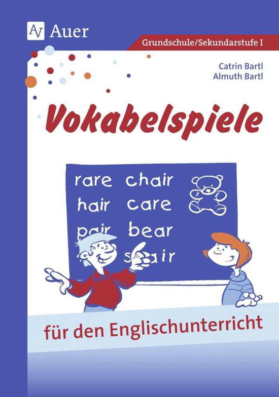 Cover for Bartl · Vokabelspiele f.d.Englischunterr. (Book)