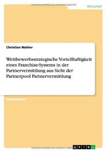 Cover for Mahler · Wettbewerbsstrategische Vorteilh (Bog) [German edition] (2013)