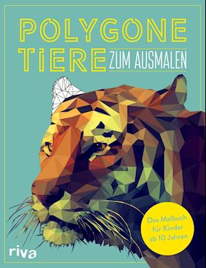 Cover for Polygone Tiere zum Ausmalen (Buch) (2021)