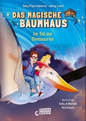 Cover for Mary Pope Osborne · Das magische Baumhaus (Comic-Buchreihe, Band 1) - Im Tal der Dinosaurier (Gebundenes Buch) (2022)