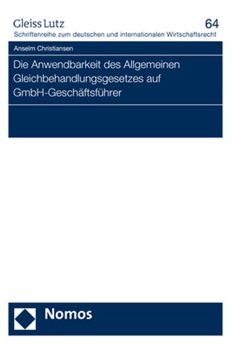 Cover for Christiansen · Die Anwendbarkeit des Allg (Book) (2019)