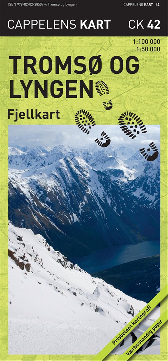 Cover for Cappelen Damm · CK: Tromsø og Lyngen : fjellkart (Hardcover bog) (2010)