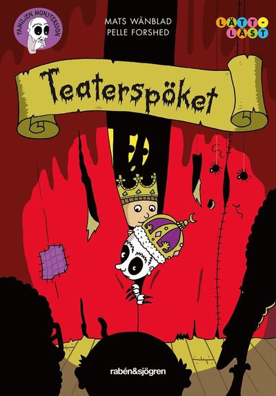 Cover for Mats Wänblad · Familjen Monstersson: Teaterspöket (Indbundet Bog) (2019)