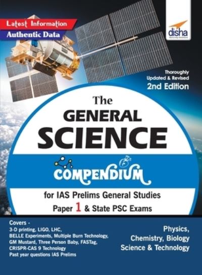 Cover for Disha Experts · The General Science Compendium for IAS Prelims General Studies Paper 1 &amp; State PSC Exams 2nd Edition (Taschenbuch) (2019)