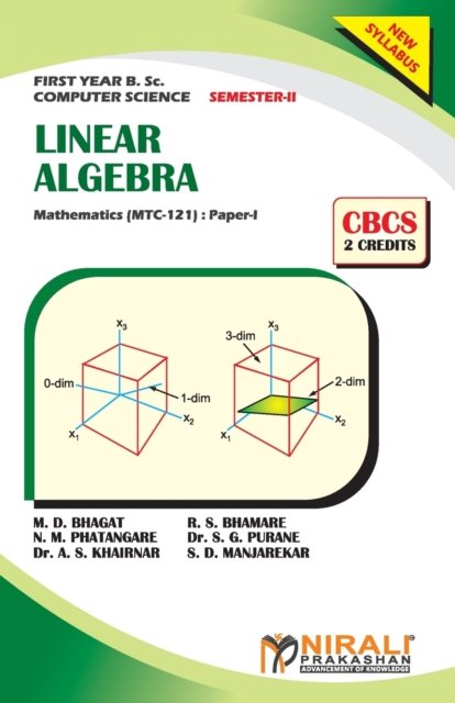 Cover for M D Bhagat · LINEAR ALGEBRA (2 Credits) Mathematics (Paperback Book) (2019)
