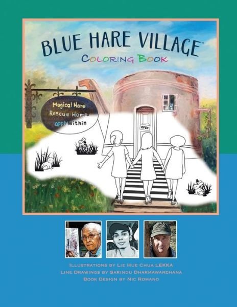 Cover for Nic Romano · Blue Hare Village Coloring Book (Paperback Book) (2020)