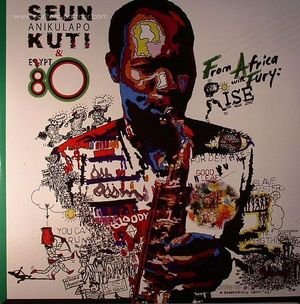 Cover for Seun Kuti &amp; Egypt 80 · From Africa with Fury: Rise (12&quot;) (2011)
