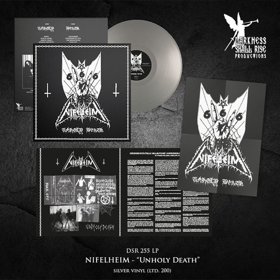 Cover for Nifelheim · Unholy Death (Silver Vinyl) (LP) (2024)