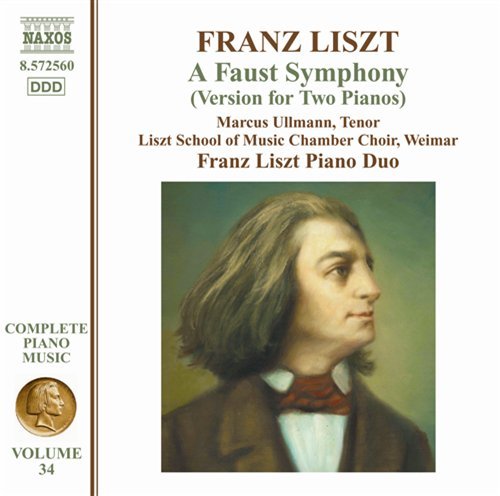 Faust Symphony (Version for 2 Pianos) - Franz Liszt - Musik - NAXOS - 0747313256075 - 31. maj 2011