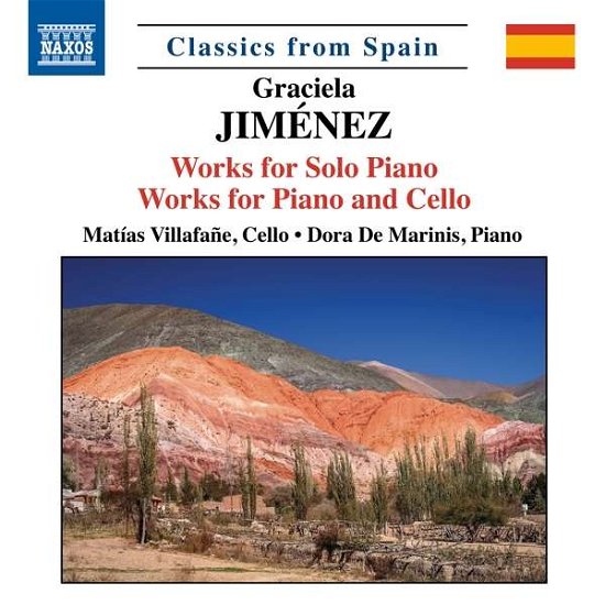Cover for Villafane / De Marinis · Jimenez: Solo Piano Works (CD) (2018)