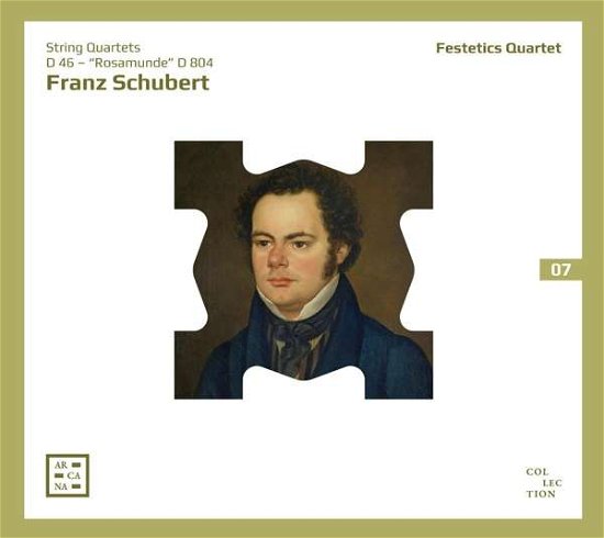 Schubert: String Quartets D46 - Rosamunde D804 - Festetics Quartet - Musik - ARCANA - 3760195739075 - 8. Januar 2021