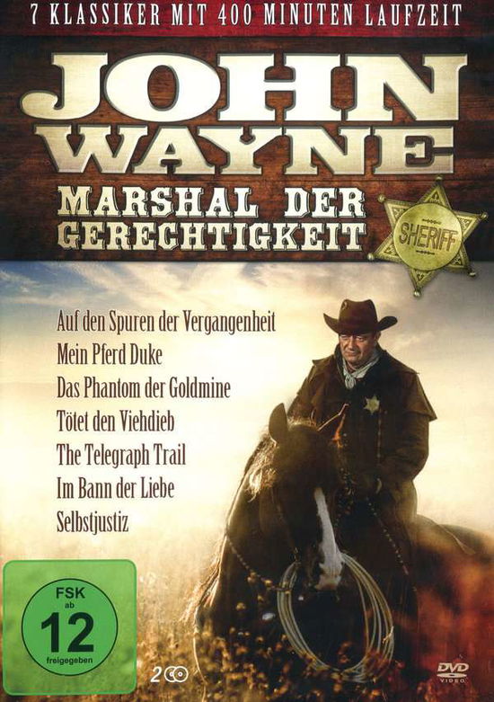 John Wayne-marshal Der Gerechtigkeit - John Wayne - Elokuva -  - 4250128433075 - perjantai 23. elokuuta 2019