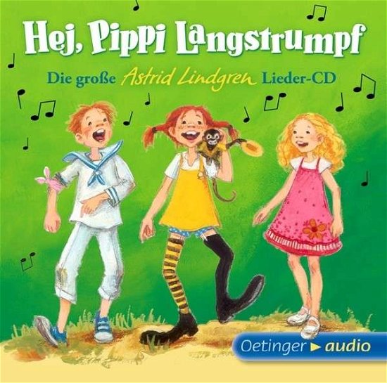 Cover for Astrid Lindgren · Hej,pippi Langstrumpf! (CD) (2013)