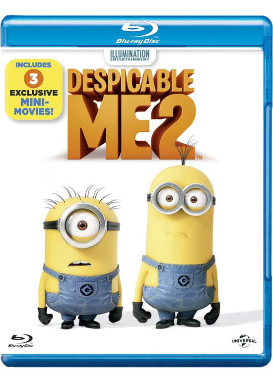 Cover for Despicable Me 2 (Blu-ray+uv) · Despicable Me 2 (Blu-Ray) (2013)