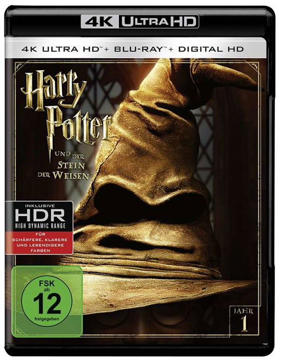 Cover for Daniel Radcliffe,rupert Grint,emma Watson · Harry Potter Und Der Stein Der Weisen (4K Ultra HD) (2017)