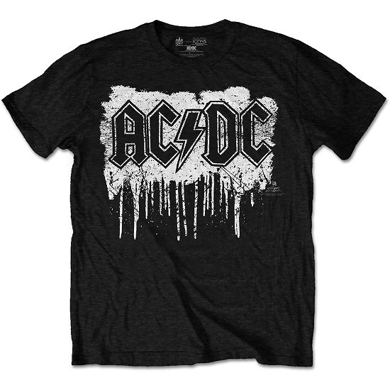 AC/DC Unisex T-Shirt: Dripping With Excitement - AC/DC - Produtos - Get Down Art - 5055979969075 - 12 de dezembro de 2016