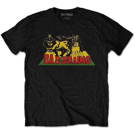 Cover for Bad Brains · Bad Brains Unisex T-Shirt: Lion Crush (T-shirt) [size S] [Black - Unisex edition]