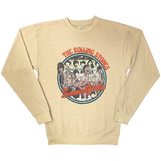 The Rolling Stones Unisex Sweatshirt: Some Girls Circle - The Rolling Stones - Marchandise -  - 5056737209075 - 