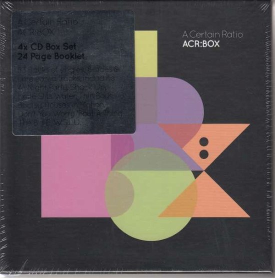 Cover for A Certain Ratio · Acr:box (CD) (2019)