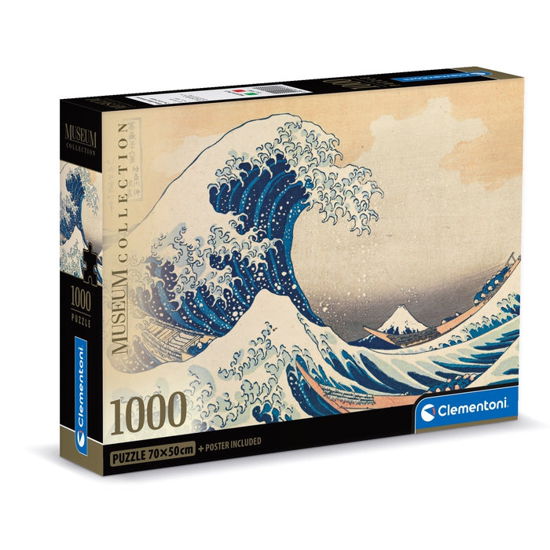 Cover for Museum Collection · Hokusai - La Grande Onda (Compact Box 1000 Stukjes) (Puslespil)