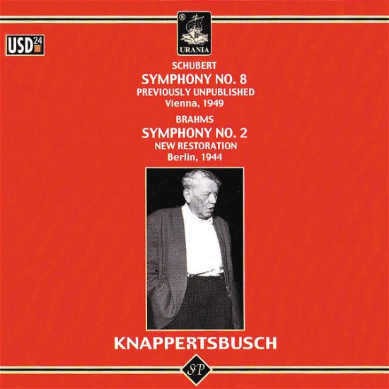 Cover for Schubert / Brahms / Knappertsbusch · Sym 8 - Sym 2 (CD) (2010)