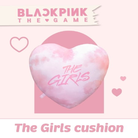 The Girls Heart Cushion - BLACKPINK - Fanituote - YG ENTERTAINMENT - 8809949670075 - perjantai 8. joulukuuta 2023