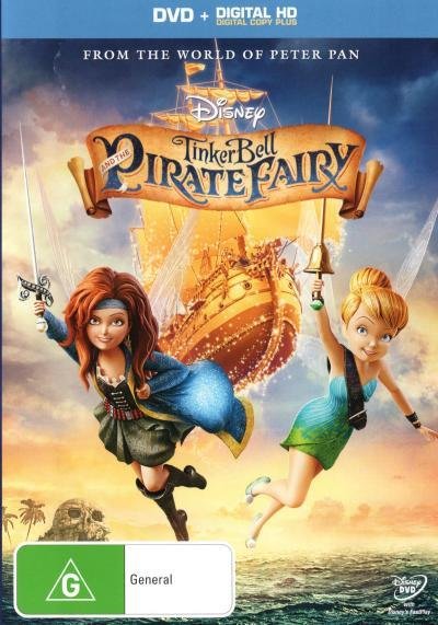 Cover for Tinker Bell And The Pirate Fairy (DVD) (2014)
