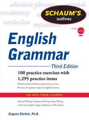 Cover for Eugene Ehrlich · Schaum's Outline of English Grammar, Third Edition (Paperback Book) (2011)
