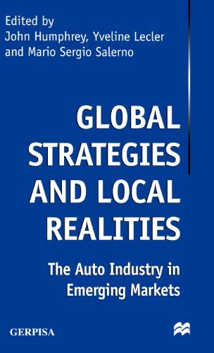 Cover for Na Na · Global Strategies and Local Realities: The Auto Industry in Emerging Markets (Gebundenes Buch) [2000 edition] (2000)