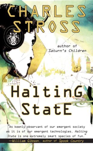 Cover for Charles Stross · Halting State (Ace Science Fiction) (Paperback Book) [Reprint edition] (2008)