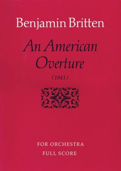 Cover for Benjamin Britten · An American Overture (Paperback Book) (1998)