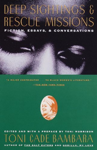 Cover for Toni Cade Bambara · Deep Sightings &amp; Rescue Missions: Fiction, Essays, and Conversations (Paperback Bog) [1st Vintage Contemporaries Ed edition] (1999)